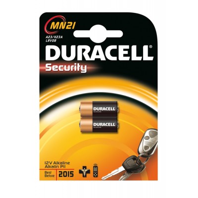 Duracell A23/MN21, šarminis, 2 vnt. Baterijos Duracell