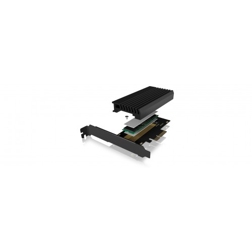 Icy Box IB-PCI214M2-HSL PCIe praplėtimo kortelė Kortelių skaitytuvai Raidsonic