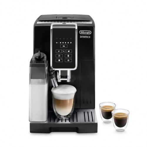 Delonghi Automatic Coffee maker Dinamica ECAM 350.50.B Pump pressure 15 bar, Built-in milk frother, Fully automatic, 1450 W, Bla