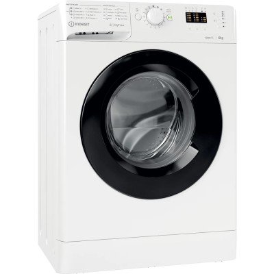 INDESIT Washing machine MTWSA 61252 WK EE Energy efficiency class F, Front loading, Washing capacity 6 kg, 1200 RPM, Depth 42.5 