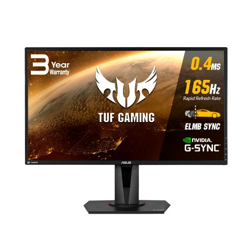 Asus Gaming LCD VG27BQ 27 colių, TN, WQHD, 2560 x 1440 pikselių, 16:9, 0,4 ms, 350 cd/m, juodas