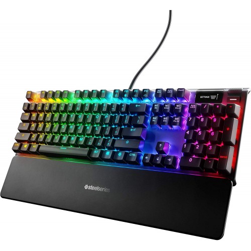 SteelSeries Apex 7 Gaming Keyboard, US Layout, Wired, Brown Switch