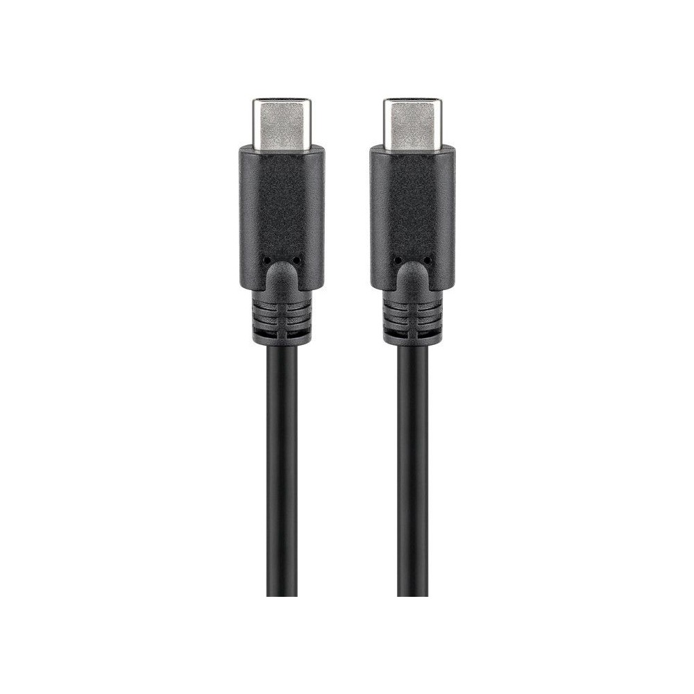 Goobay 38873 USB-C laidas (USB 3.2 kartos 2x2, 5A) Juodas Laidai, kabeliai ir įrankiai Goobay