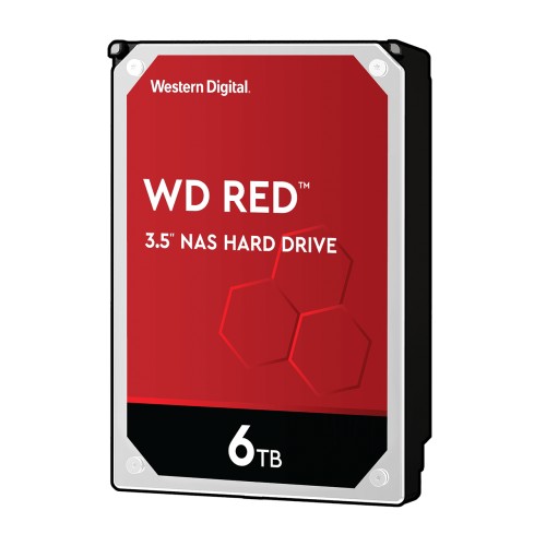 Western Digital NAS kietasis diskas WD Red 5400 RPM, 6000 GB Kietieji diskai Western Digital