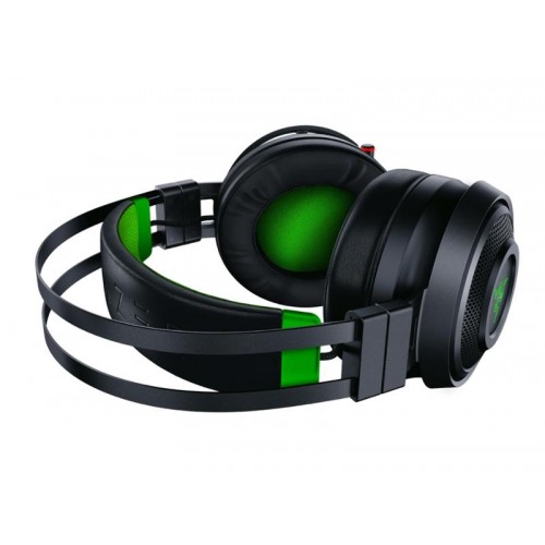 Razer žaidimų ausinės, skirtos „Xbox One“, belaidė, „Nari Ultimate“, juoda / žalia, įtaisytas