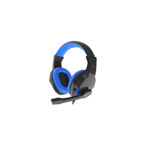 Genesis žaidimų ausinės, 3,5 mm, ARGON 100, mėlyna/juoda, įmontuotas mikrofonas Ausinės ir